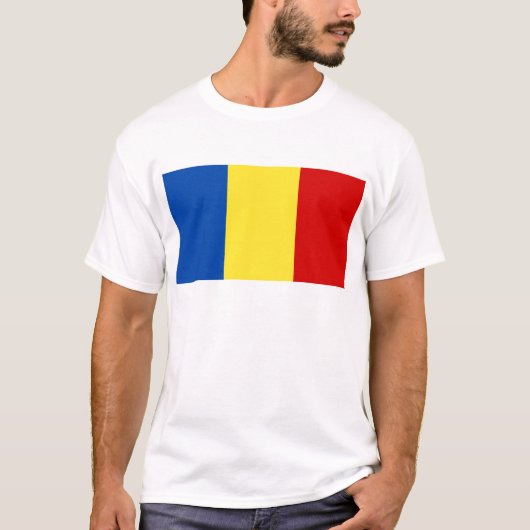 ルーマニア国旗 Tシャツ (正面)