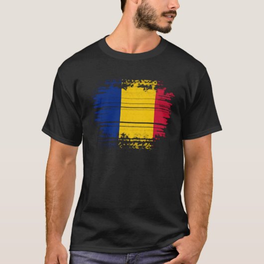 ルーマニア国旗 Tシャツ (正面)