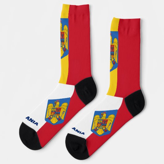 ルーマニア地球に優し愛国国旗のソックス ソックス (左)