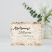 ルーマニア感謝してい語で繰り返される ポストカード (スタンド正面)