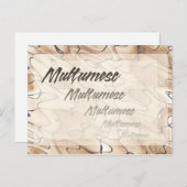 ルーマニア感謝してい語で繰り返される ポストカード (正面/裏面)