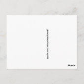 ルーマニア感謝してい語で繰り返される ポストカード (裏面)