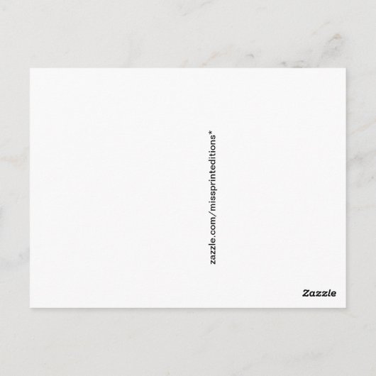 ルーマニア感謝してい語で繰り返される ポストカード (裏面)