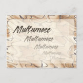 ルーマニア感謝してい語で繰り返される ポストカード (正面)