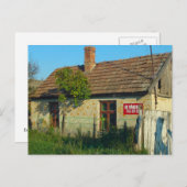 ルーマニア村落ハウス売り ポストカード (正面/裏面)