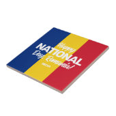 ルーマニア独立記念日ルーマニア国旗 タイル (側面)