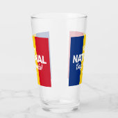 ルーマニア独立記念日ルーマニア国旗 タンブラーグラス (左)