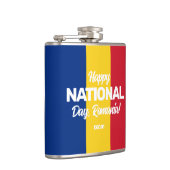 ルーマニア独立記念日ルーマニア国旗 フラスク (右)