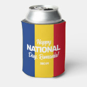 ルーマニア独立記念日ルーマニア国旗 缶クーラー (缶裏面)