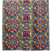 ルーマニア色のシャワーカーテン シャワーカーテン (正面)