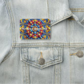 ルーマニア色の名前タグ 名札 (インサイチュ)