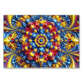 ルーマニア色の特殊なテーブルカード テーブルナンバー (裏面)