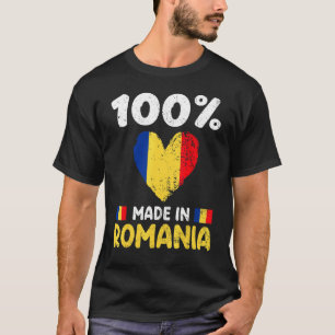 ルーマニア製100%ルーマニア男の子の女の子キ Tシャツ