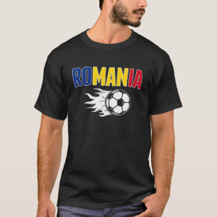 ルーマニア誇りを持ったサッカーファンジャージー – ルーマニアのフットバ Tシャツ