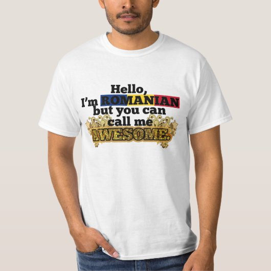 ルーマニア語は、しかし私を素晴らしい電話します Tシャツ (正面)