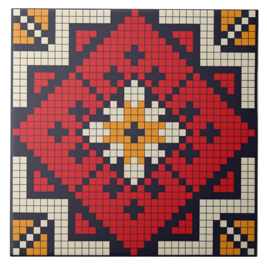 ルーマニア語  タイル (正面)