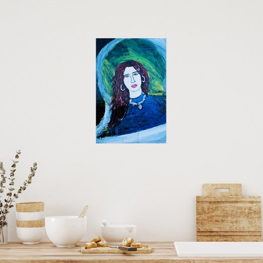 ルーマニア赤 ポスター (キッチン)