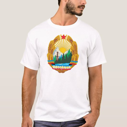 ルーマニア1965の紋章付き外衣 Tシャツ (正面)