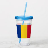 ルーマニア アクリルタンブラー (裏面)