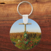 ルーマニア，ウェイサイド十字架 キーホルダー (正面)