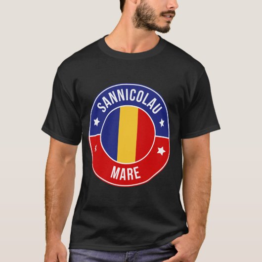 ルーマニア サニコラウ・マレ市 Tシャツ (正面)