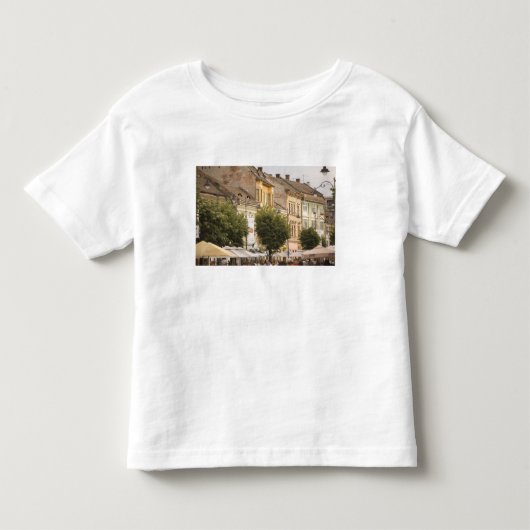 ルーマニア シビウ 新市街 (RF) トドラーTシャツ (正面)