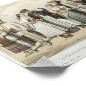 ルーマニア、ハンガリー等の農民のコスチューム ポスター (角)