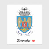 ルーマニア，ブカレストの紋章 シール (シート)