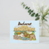 ルーマニア，ブカレスト ポストカード (スタンド正面)