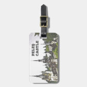 ルーマニア,ペレス城 ラゲッジタグ (正面縦)