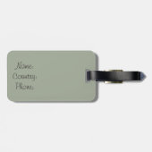 ルーマニア,ペレス城 ラゲッジタグ (裏面横)