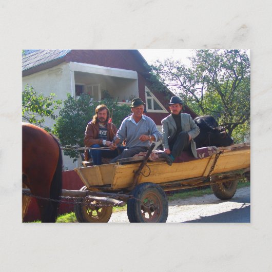 ルーマニア、モルドバは、夕べ取り替えます ポストカード (正面)