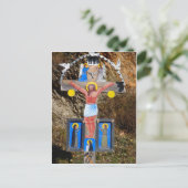 ルーマニア、モルドバ、ウェイサイド・カルヴァリ神社 ポストカード (スタンド正面)