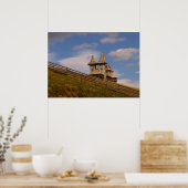 ルーマニア,モルドバ,木造の正教会 ポスター (キッチン)