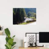 ルーマニア，モルドバ，渓流 ポスター (ホームオフィス)