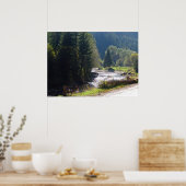 ルーマニア，モルドバ，渓流 ポスター (キッチン)