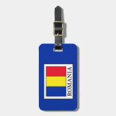 ルーマニア ラゲッジタグ (正面縦)