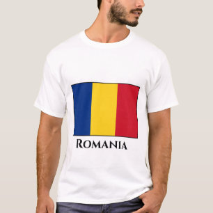 ルーマニア(ルーマニア)フラグ Tシャツ