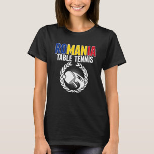 ルーマニア 卓球 サポート Tシャツ
