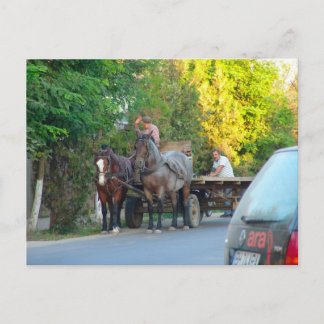 ルーマニア、古代と交通モダン ポストカード