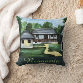 ルーマニア – lトランシルバニア素朴アンハウス文字 クッション (ブランケット)