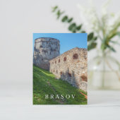 ルーマニアBrasov時計塔ビューハガキ ポストカード (スタンド正面)