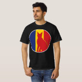ルーマニアLynxルーマニア国旗 Tシャツ (正面フル)