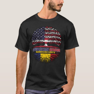 ルーマニアUSアメリカ合衆国アメリカ統一された州 Tシャツ