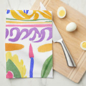 ルーマ伝統的ニアデコール キッチンタオル (四つ折り)