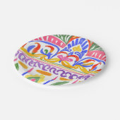 ルーマ伝統的ニアデコール ペーパープレート (アングル)