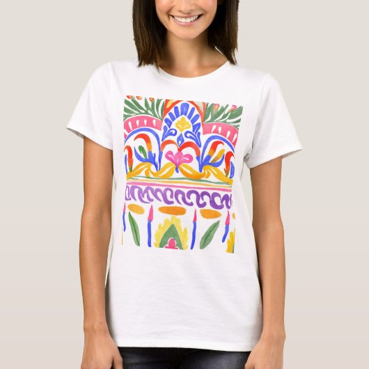 ルーマ伝統的ニアデコール Tシャツ (正面)