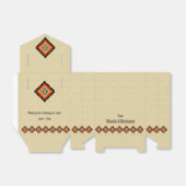 ルーマ伝統的ニアフォークアートモチーフ フェイバーボックス (折り畳みなし)