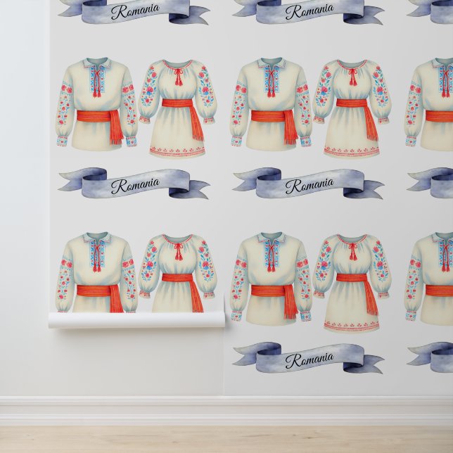 ルーマ伝統的ニアフォークブラウスウォーター色 壁紙 (アプリケーション)