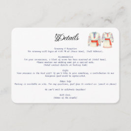 ルーマ素朴ニ結婚アの伝統的フォークコスチューム エンクロージャーカード